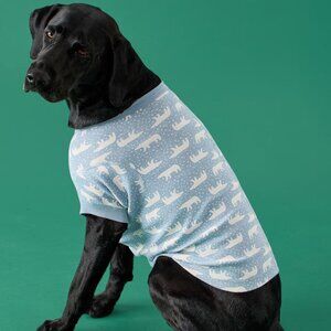 NEW Hanna Andersson Holiday Dog Pajamas - Snowy Polar Bear on North Air - Sz M